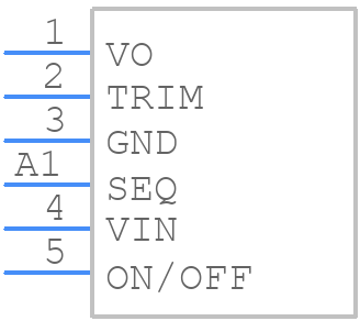 ATA006A0XZ - OmniOn Power - PCB symbol