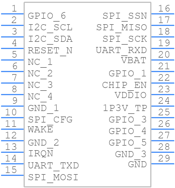 ATWINC1500-MR210PB1172 - Microchip - PCB symbol