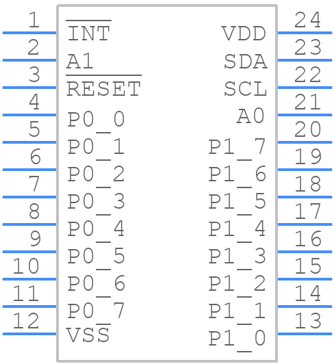PCA9539APW,118 - NXP - PCB symbol