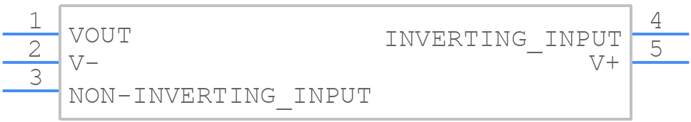 LMV7235M5X - Texas Instruments - PCB symbol