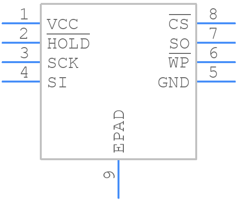 AT25320B-MAHL-T - Microchip - PCB symbol