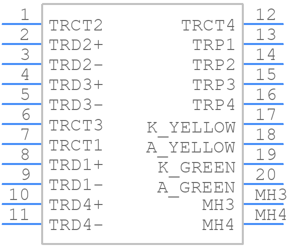 JT4-1202HL - Yageo Group - PCB symbol