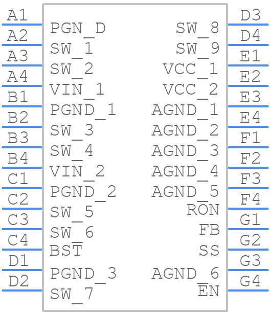 LMR24210TLX/NOPB - Texas Instruments - PCB symbol