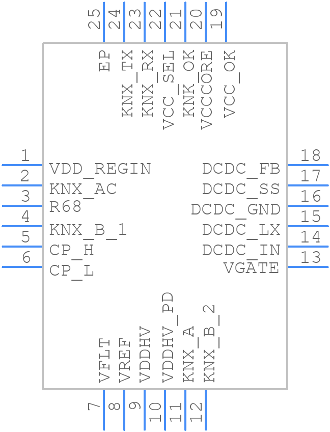 STKNXTR - STMicroelectronics - PCB symbol