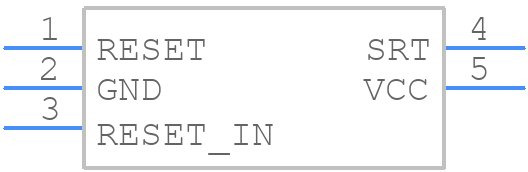 MAX6412UK22+ - Analog Devices - PCB symbol