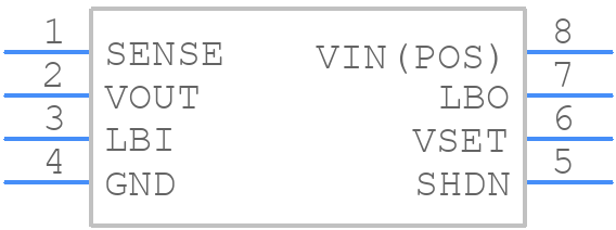 MAX666MJA/883B - Analog Devices - PCB symbol