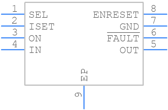 MAX8586ETA+ - Analog Devices - PCB symbol