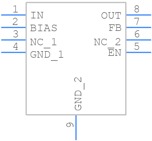 MP2005DD-LF-P - Monolithic Power Systems (MPS) - PCB symbol