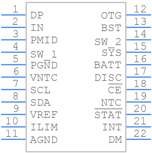 MP2624GL-P - Monolithic Power Systems (MPS) - PCB symbol