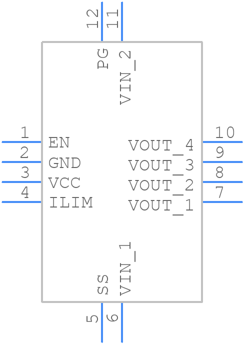 MP5087AGG-P - Monolithic Power Systems (MPS) - PCB symbol