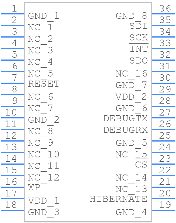 MRF24WG0MA-I/RM - Microchip - PCB symbol