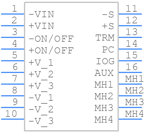 PAF700F48-12 - TDK Lambda - PCB symbol