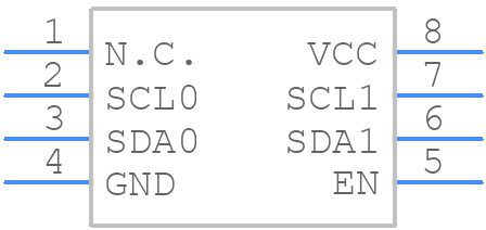 PCA9515D,112 - NXP - PCB symbol