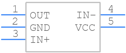 TLV3401IDBVR - Texas Instruments - PCB symbol