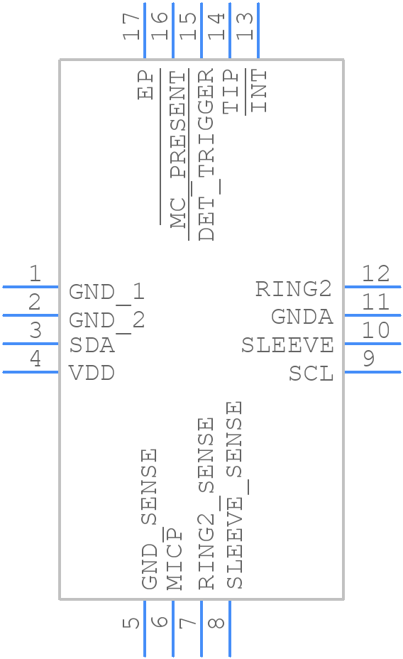 TS3A227ERVAR/BKN - Texas Instruments - PCB symbol