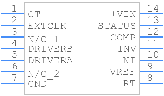 UC2901J - Texas Instruments - PCB symbol
