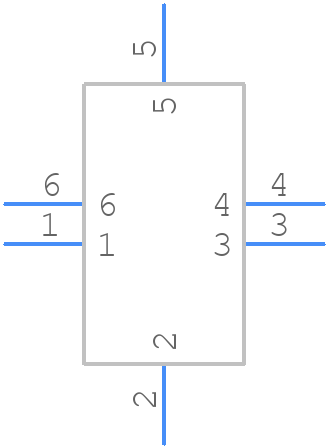 ECG.0B.306.CLV - LEMO - PCB symbol