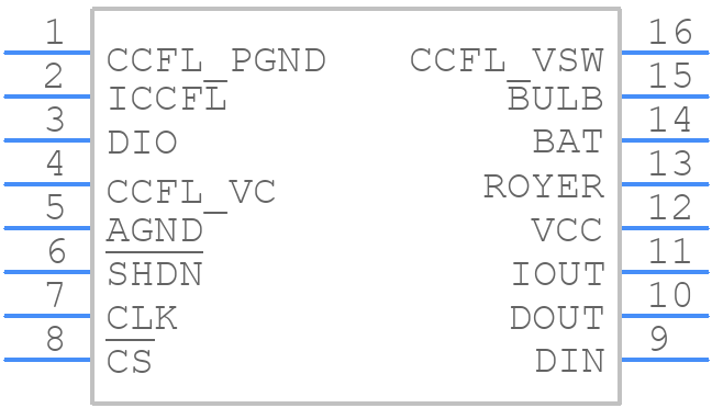 LT1186FCS#PBF - Analog Devices - PCB symbol