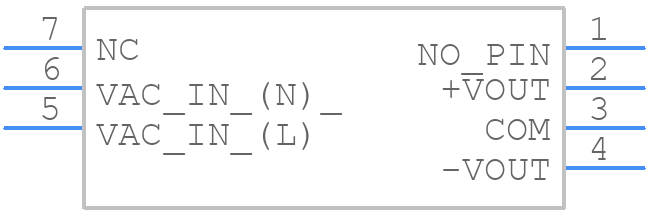 RAC04-05DC/277 - RECOM Power - PCB symbol