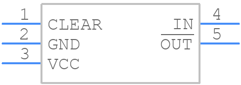 MAX834EUK-T+ - Analog Devices - PCB symbol