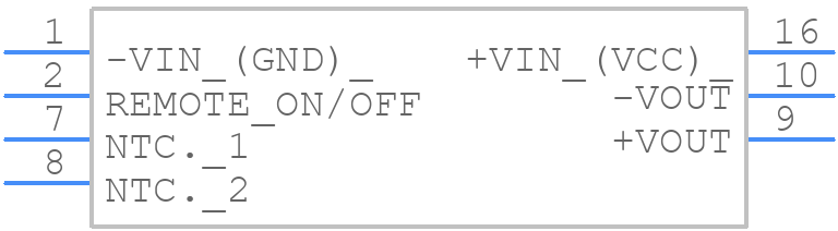 THL 3-4812WISM - Traco Power - PCB symbol