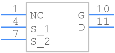 STL7N60M2 - STMicroelectronics - PCB symbol