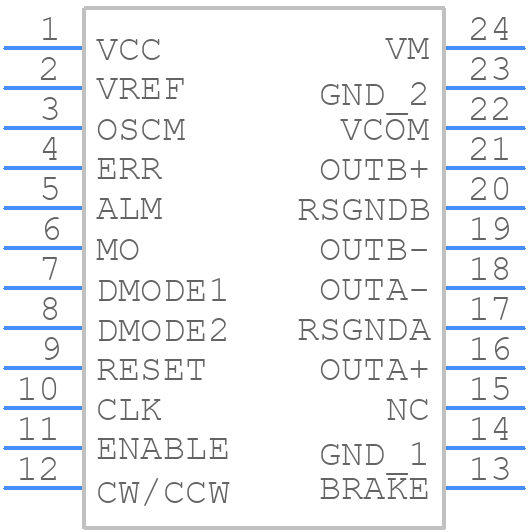 TB67S142NG - Toshiba - PCB symbol