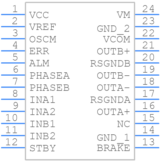 TB67S141NG - Toshiba - PCB symbol