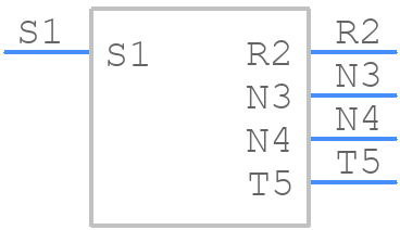 STX-3200-5NB - Kycon - PCB symbol
