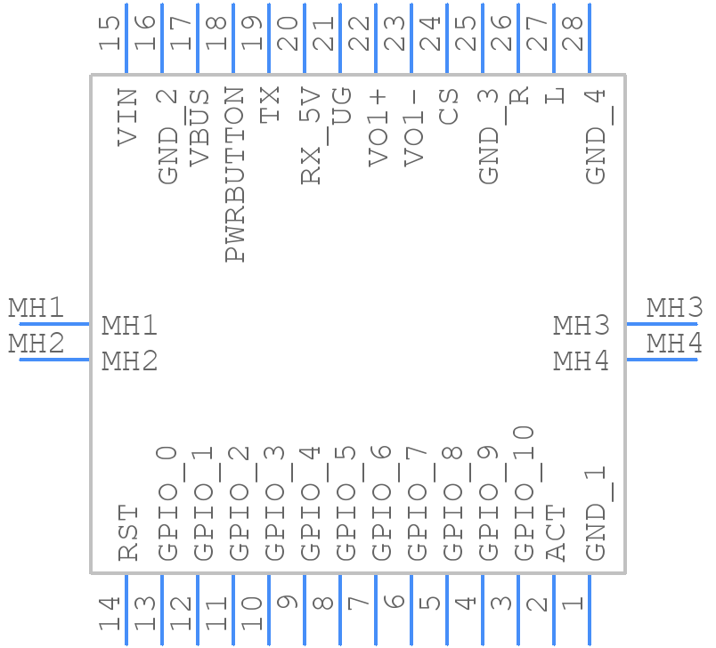 2342 - Adafruit - PCB symbol