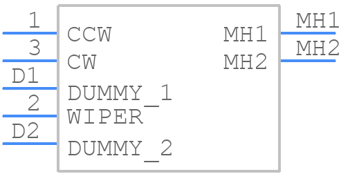 RK14J11A000G - ALPS Electric - PCB symbol