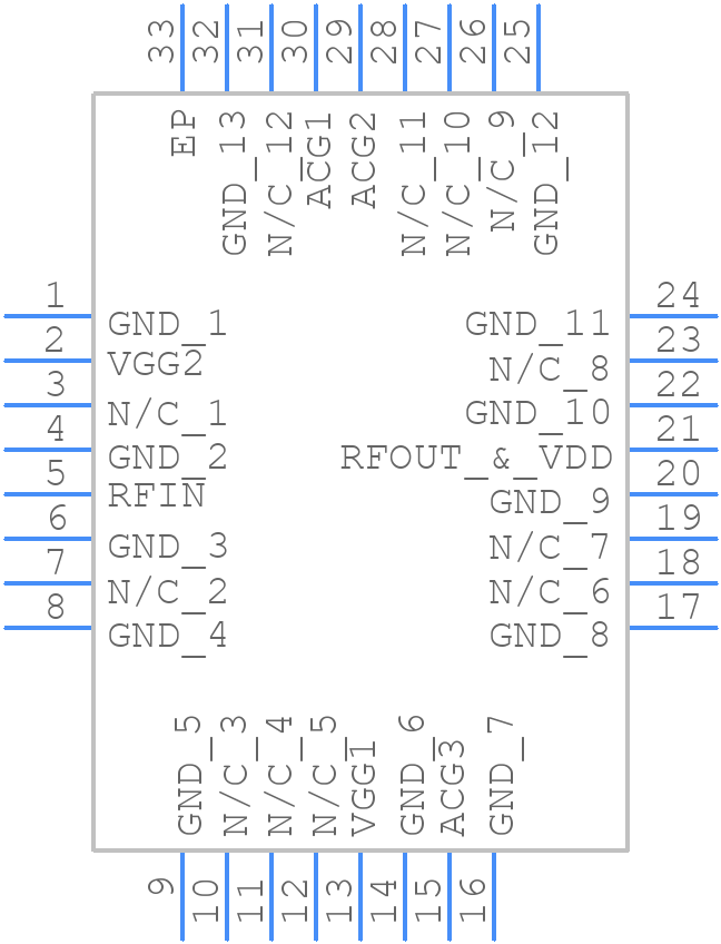 EV1HMC797APM5 - Analog Devices - PCB symbol