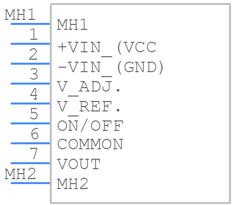 THV 12-1500P - Traco Power - PCB symbol