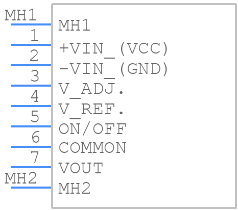 THV 12-500P - Traco Power - PCB symbol