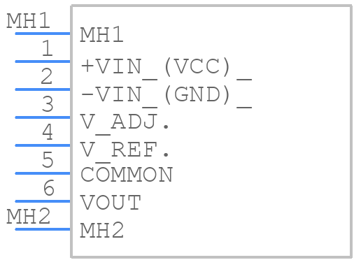 THV 12-300P - Traco Power - PCB symbol
