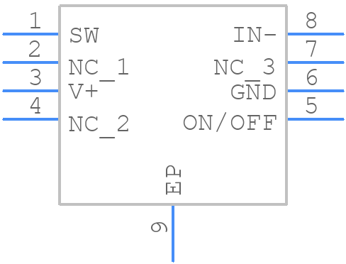 NJW4153KV1 - New Japan Radio - PCB symbol
