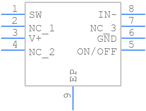 NJW4153KV1 - Nisshinbo - PCB symbol