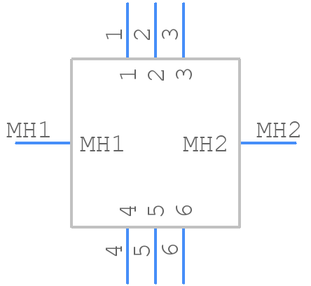 0194270018 - Molex - PCB symbol