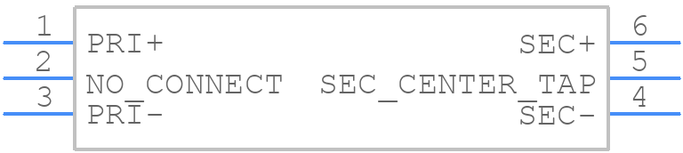 TG07-0356NSRL - Halo Electronics - PCB symbol