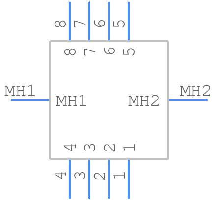 0430450815 - Molex - PCB symbol