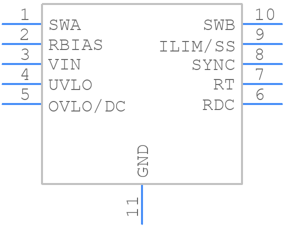 LT3999EDD#PBF - Analog Devices - PCB symbol