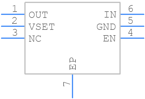 TPS728100180DRVR - Texas Instruments - PCB symbol