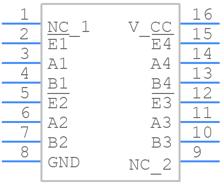 QS4A101QG - Renesas Electronics - PCB symbol
