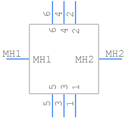 0015977064 - Molex - PCB symbol