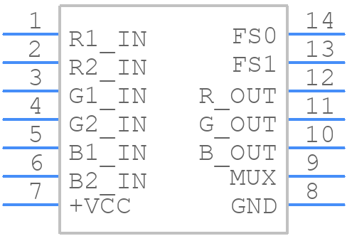 TSH345IPT - STMicroelectronics - PCB symbol