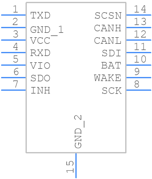 TJA1145ATK/0Z - NXP - PCB symbol