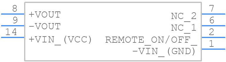 TDR 3-4812 - Traco Power - PCB symbol