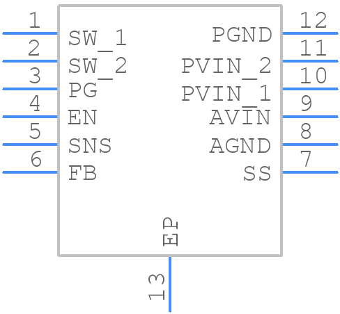 MIC23303YML-T5 - Microchip - PCB symbol