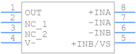 LTC6104CMS8#PBF - Analog Devices - PCB symbol