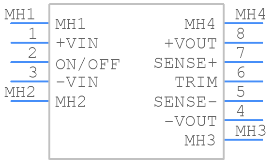 IQ24280HPC08NRS-G - Synqor - PCB symbol